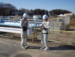 無線伝達訓練（送水管路点検隊）の画像