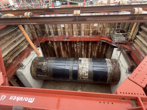 既設管へのバルブ（φ2400mm）設置状況