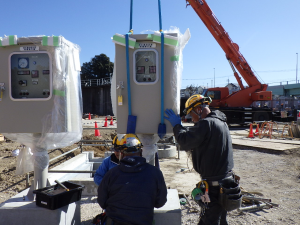 電気盤の設置状況